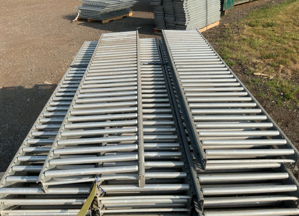 LOT OF (53) Unex Span Track Carton Flow Rollers, 66-1/2" long x 12-1/2" wide,