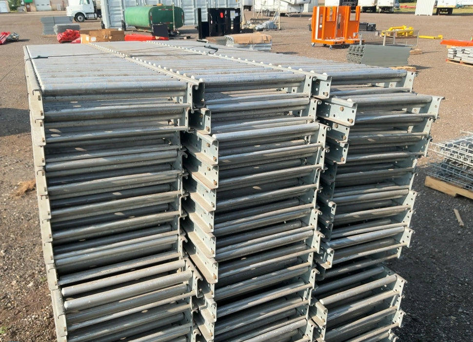 LOT OF (53) Unex Span Track Carton Flow Rollers, 66-1/2" long x 12-1/2" wide,