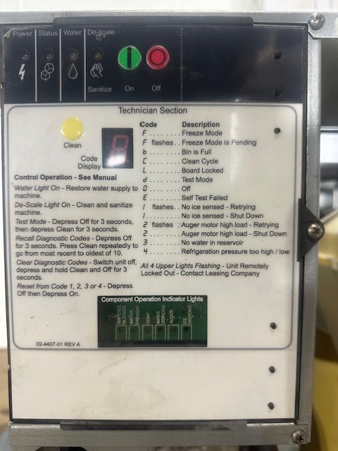 SCOTTSMAN F1222R - 32A PRODIGY REMOTE COOLED FLAKE ICE MACHINE - 1250LBS - Second Life - Equipment - collection_name