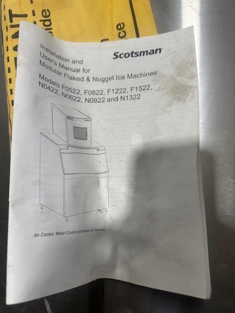 SCOTTSMAN F1222R - 32A PRODIGY REMOTE COOLED FLAKE ICE MACHINE - 1250LBS - Second Life - Equipment - collection_name