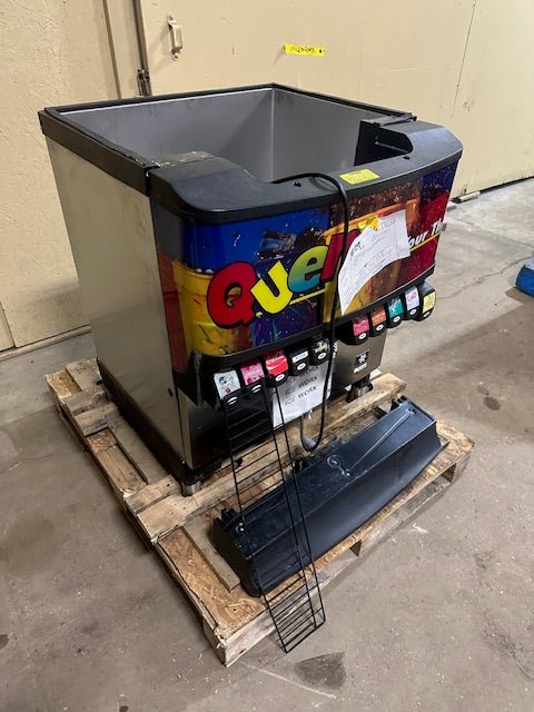 "SERVEND SV200" 10 FLAVOR SODA ICE DISPENSER MACHINE , COUNTER TOP 115V 1 PH - Second Life - Equipment - collection_name