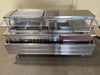 DELFIELD-SHELLEY STEEL HEATED BUFFET SERVING TYPE w/3 WELLS, 2 PANS & 1 CUTTING BOARD - Bargains R Ours - #collection_name#