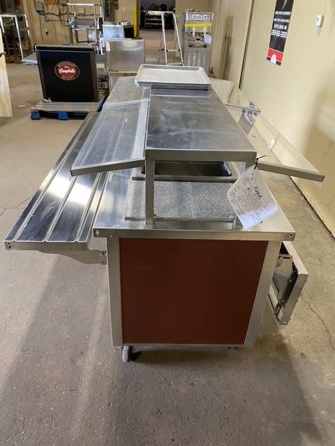 DELFIELD-SHELLEY STEEL HEATED BUFFET SERVING TYPE w/3 WELLS, 2 PANS & 1 CUTTING BOARD - Bargains R Ours - #collection_name#