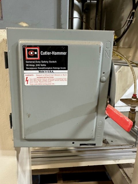 SONIC EASE INC. M/C 1334 INDUSTRIAL PNEUMATIC C - FRAME HOT PLATE SEALER MACHINE - Second Life - Equipment - collection_name