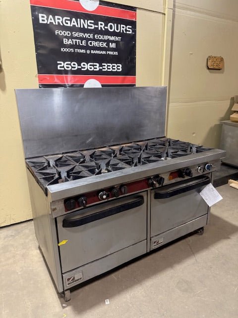 SOUTHBEND 10 BURNER NATURAL GAS RANGE WITH CONVECTION OVEN MODEL X460AA - Bargains R Ours - #collection_name#