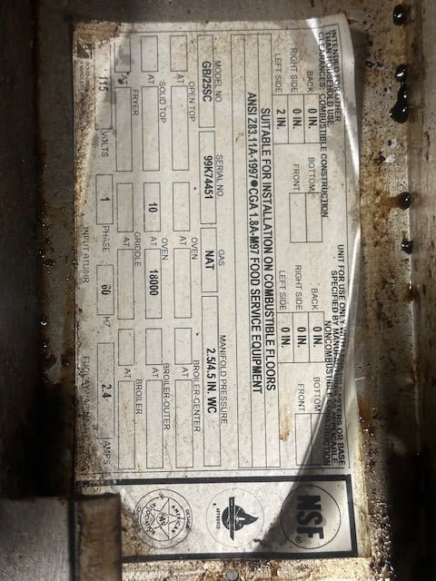 "SOUTHBEND GB/25SC" COMMERCIAL N GAS DOUBLE STACK CONVECTION OVEN W/ 6 RACKS - Second Life - Equipment - collection_name