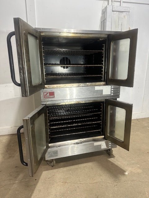 "SOUTHBEND GB/25SC" COMMERCIAL N GAS DOUBLE STACK CONVECTION OVEN W/ 6 RACKS - Second Life - Equipment - collection_name