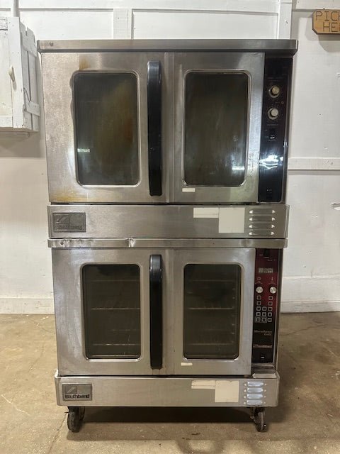 "SOUTHBEND MARATHONER GS/25PC"COMMERCIAL N GAS DOUBLE STACK CONVECTION OVEN - Second Life - Equipment - collection_name