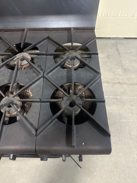 SOUTHBEND NATURAL GAS 6 BURNER RANGE WITH BACK SPLASH AND RACKS - Bargains R Ours - #collection_name#