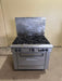 SOUTHBEND STAINLESS STEEL NATURAL GAS 6 BURNER BUILT IN STOVE WITH OVEN ON CASTERS - Bargains R Ours - #collection_name#