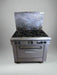 SOUTHBEND STAINLESS STEEL NATURAL GAS 6 BURNER BUILT IN STOVE WITH OVEN ON CASTERS - Bargains R Ours - #collection_name#