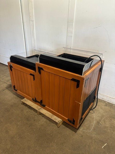SOUTHERN CASE ARTS 2 SECTION REFRIGERATED PRODUCE MERCHANDISER Model: SARBIN02 - Second Life-Equipment-collection_name