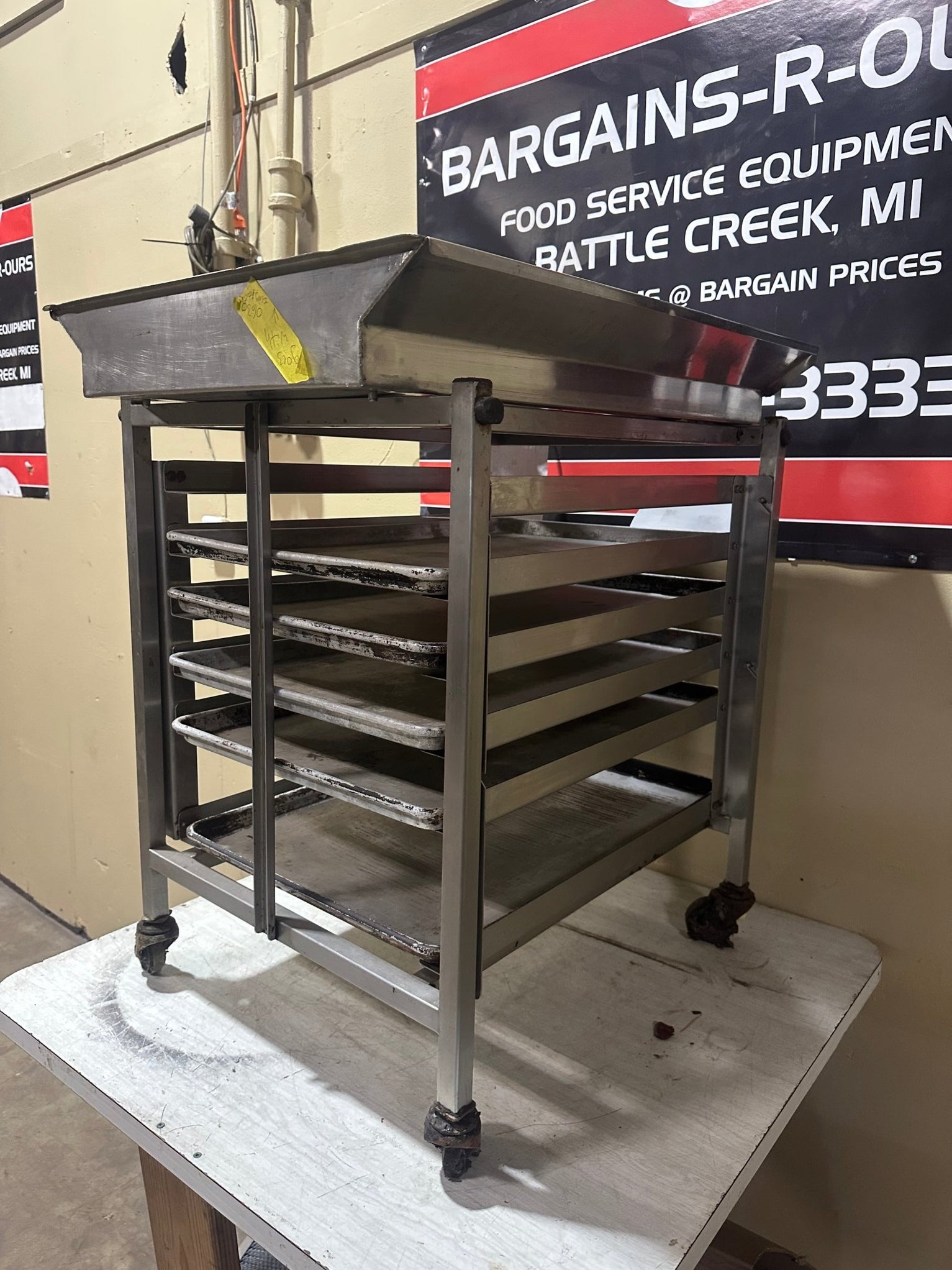 STAINLESS STEEL DOUGHNUT PAN RACK--11 RACKS 5 PANS INCLUDED — Second ...