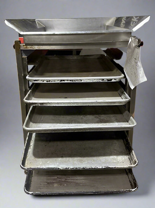 STAINLESS STEEL DOUGHNUT ICING TABLE WITH PAN RACK - 11 RACKS 5 PANS INCLUDED - Bargains R Ours - #collection_name#