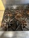 STAINLESS STEEL NATURAL GAS 6 BURNER 1 GRIDDLE/GRILL DOUBLE OVEN COMBO - Bargains R Ours - #collection_name#