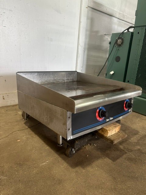 "STAR MAX" COMMERCIAL THERMOSTATIC ELECTRIC 24"W COUNTER TOP GRIDDLE ON LEGS - Second Life-Equipment-collection_name