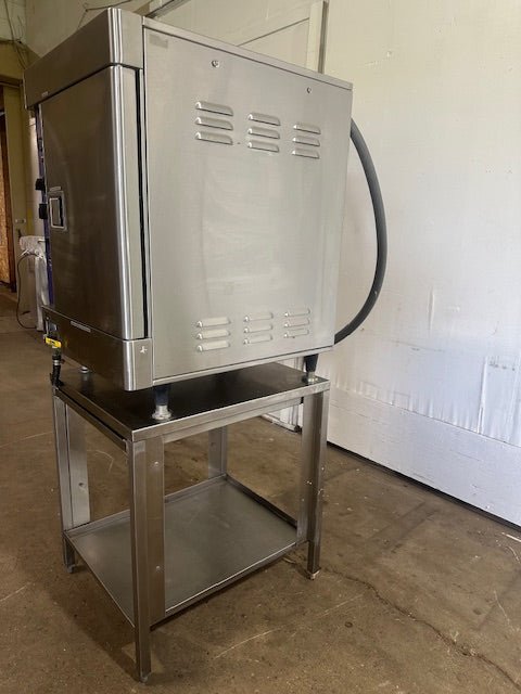 "STELLAR STEAM CAPELLA 6"208V H.D COMMERCIAL PRESSURELESS STEAM COOKER W/STAND - Second Life - Equipment - collection_name
