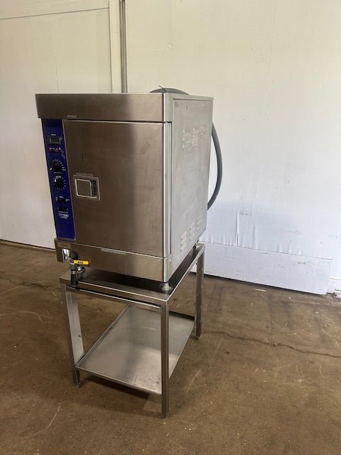 "STELLAR STEAM CAPELLA 6"208V H.D COMMERCIAL PRESSURELESS STEAM COOKER W/STAND - Second Life - Equipment - collection_name