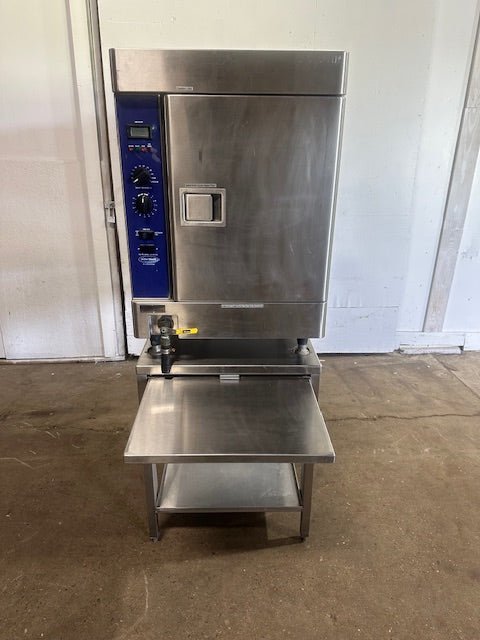 "STELLAR STEAM CAPELLA 6"208V H.D COMMERCIAL PRESSURELESS STEAM COOKER W/STAND - Second Life - Equipment - collection_name