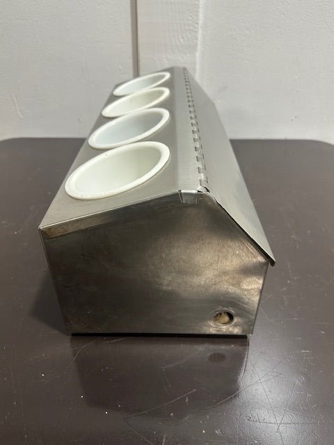 STERI - SIL MODEL CC - LTC - 4 ICE COOLED COUNTER TOP CONDIMENT HOLDER - Second Life - Equipment - collection_name
