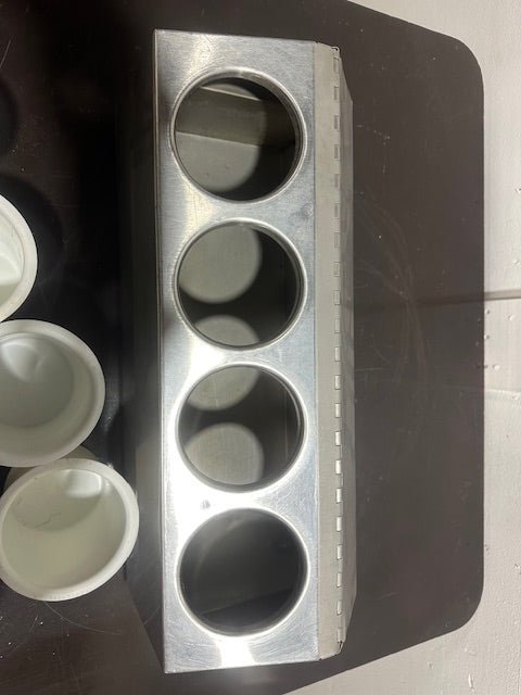STERI - SIL MODEL CC - LTC - 4 ICE COOLED COUNTER TOP CONDIMENT HOLDER - Second Life - Equipment - collection_name