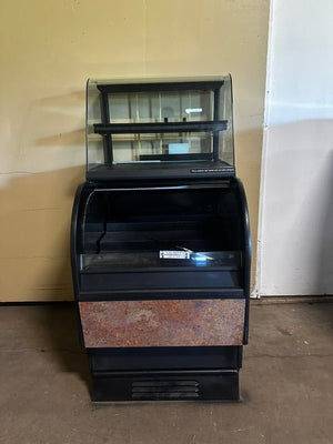 "STRUCTURAL CONCEPT" OASIS DUAL ZONES DISPLAY CASE  WITH REFRIGERATED BOTTOM DISPLAY CASE