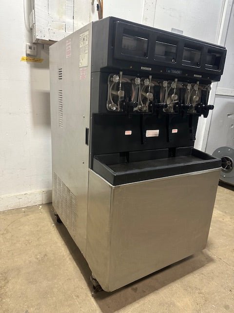"TAYLOR 349 - 27" W COOLED 4FLAVOUR CARBONATED FROZEN BEVERAGE SLUSHIE MACHINE,1PH - Second Life - Equipment - collection_name