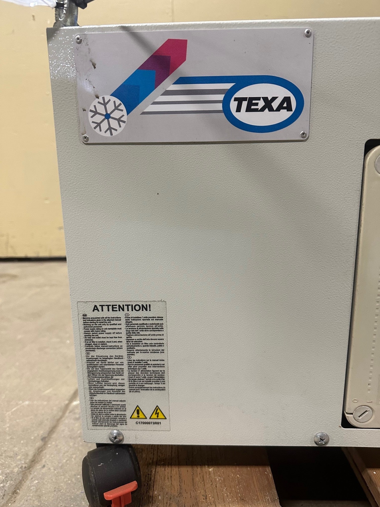 TEXA INDUSTRIAL WATER MINI CHILLER COOLING — Second Life-Equipment