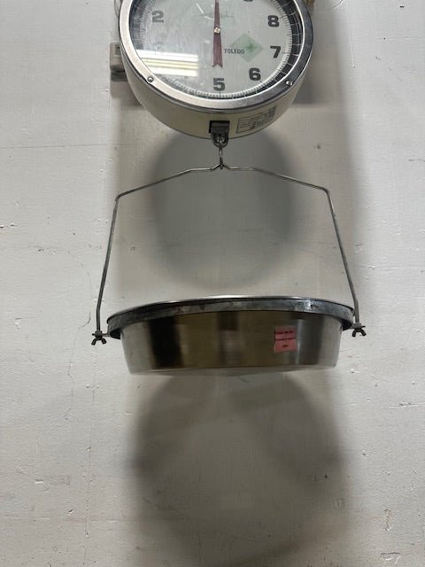 " Toledo 2110" 14" Dial Double Sided 30 lb capacity Hanging Scale with basket - Second Life - Equipment - collection_name