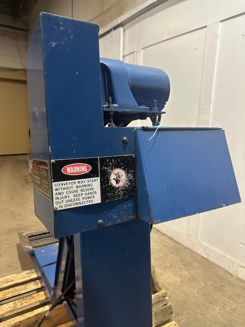 "TURBO 5475 - 8188"H.D INDUSTRIAL 12 INCH CHIP CONVEYOR , 1725/1425RPM, 1/4HP, 3PH - Second Life - Equipment - collection_name