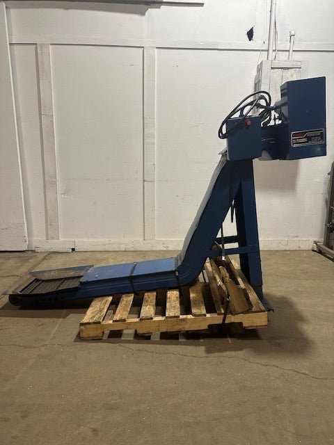 "TURBO 5475 - 8188"H.D INDUSTRIAL 12 INCH CHIP CONVEYOR , 1725/1425RPM, 1/4HP, 3PH - Second Life - Equipment - collection_name