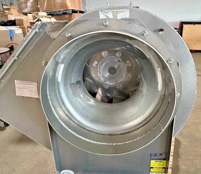 Twin City Fan Industrial Centrifugal Blower Model BC - SW, Class 2, 10HP, Size 245, 2021 MANUFACTURED. - Second Life - Equipment - collection_name