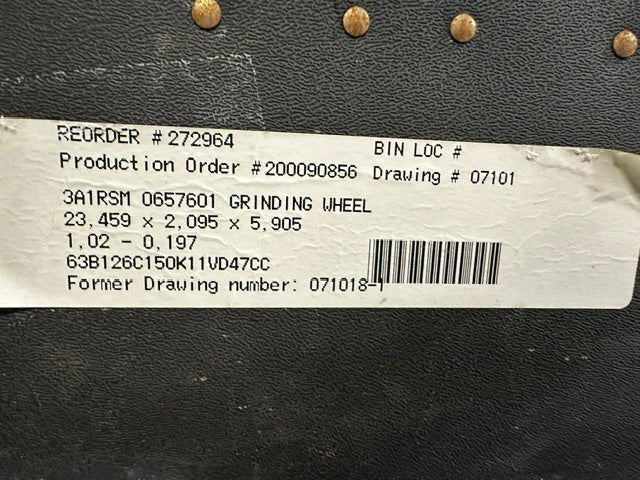 "UNIVERSAL SUPERABRASIVES" NO - CBNS 1309 5175 GRINDING WHEEL - Second Life - Equipment - collection_name