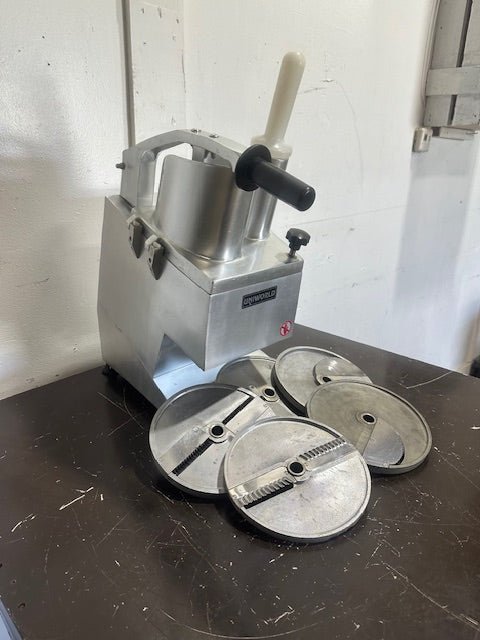 UNIWORLD FP - 300A COMMERCIAL FOOD PROCESSOR/SLICER/CHOPPER w/ 5 EXTRA BLADES - Second Life - Equipment - collection_name