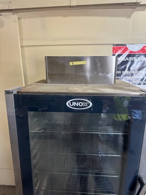 UNOX NATURAL GAS DIGITAL COMBINATION OVEN STEAMER ON STAND 4 RACKS 4 SHELVES - Bargains R Ours - #collection_name#