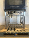 UNOX NATURAL GAS DIGITAL COMBINATION OVEN STEAMER ON STAND 4 RACKS 4 SHELVES - Second Life - Equipment - collection_name