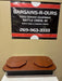 UPE DESIGN BASE AND ROTATING TOP CAPS FOR DOUBLE 72 POCKET CARD DISPLAY WITH WOOD BASE EDGE BONDED 3/4" TOP - INSTRUCTIONS & HARDWARE INCLUDED CHERRY WOOD COLOR - Bargains R Ours - #collection_name#