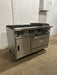 "US RANGE U48-6G12RS" N GAS 48" 6 BURNER RANGE W/ 12" GRIDDLE, OVEN AND CABINET BASE - Second Life-Equipment-#collection_name#