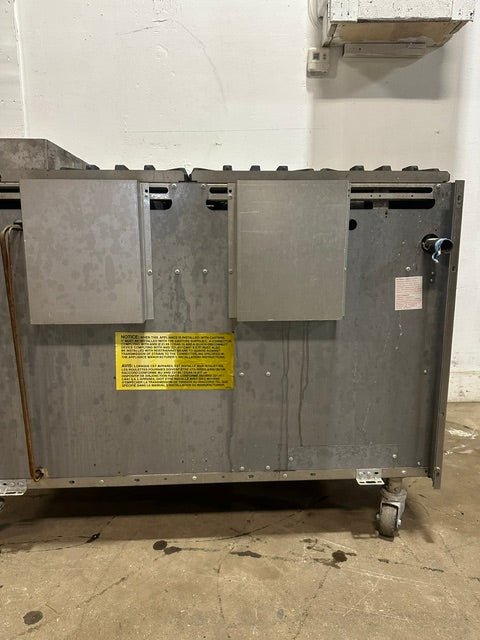 "US RANGE U48-6G12RS" N GAS 48" 6 BURNER RANGE W/ 12" GRIDDLE, OVEN AND CABINET BASE - Second Life-Equipment-#collection_name#