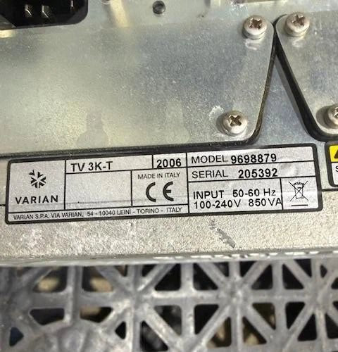 Varian 9698879, Turbo - V 3K - T, SN 205392 turbomolecular Vacuum pump. - Second Life - Equipment - collection_name
