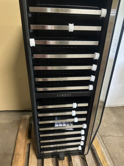 "VINOTEMP EL-142SDST" COMMERCIAL 155- BOTTLE DUAL ZONE LIGHTED WINE COOLER ,1PH - Second Life-Equipment-#collection_name#