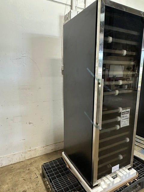 "VINOTEMP EL-142SDST" COMMERCIAL 155- BOTTLE DUAL ZONE LIGHTED WINE COOLER ,1PH - Second Life-Equipment-collection_name