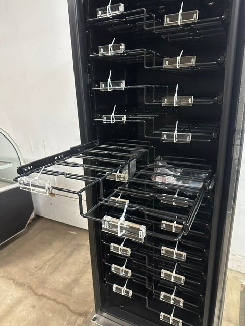 "VINOTEMP EL-16822-SSD" COMMERCIAL 155-BOTTLE DUAL ZONE LIGHTED WINE COOLER ,1PH - Second Life-Equipment-#collection_name#