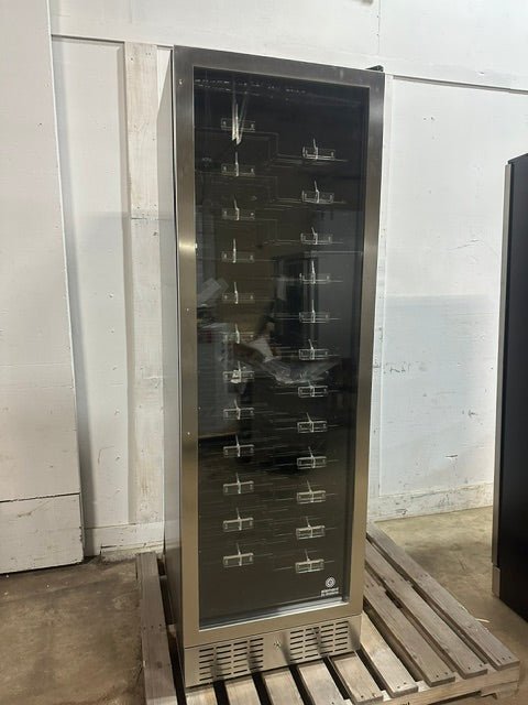 "VINOTEMP EL-16822-SSD" COMMERCIAL 155-BOTTLE DUAL ZONE LIGHTED WINE COOLER ,1PH - Second Life-Equipment-#collection_name#