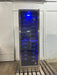 "VINOTEMP EL-16822-SSD" COMMERCIAL 155-BOTTLE DUAL ZONE LIGHTED WINE COOLER ,1PH - Second Life-Equipment-#collection_name#