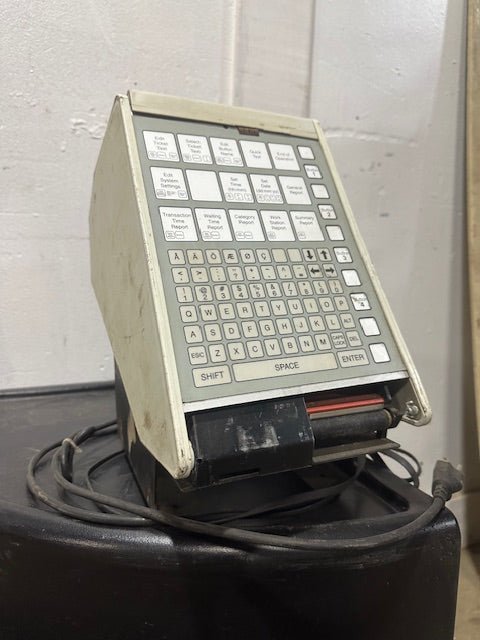 VINTAGE Q - MATIC BP2884 - 62 SLAVE RECEIPT PRINTER FOR QUEUING SYSTEMS - Second Life - Equipment - collection_name