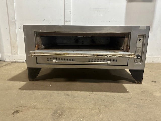 "VULCAN 7018AIB"H.D COMMERCIAL NATURAL GAS SINGLE DECK PIZZA OVEN - Second Life - Equipment - collection_name