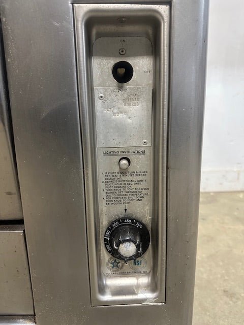 "VULCAN 7018AIB"H.D COMMERCIAL NATURAL GAS SINGLE DECK PIZZA OVEN - Second Life - Equipment - collection_name