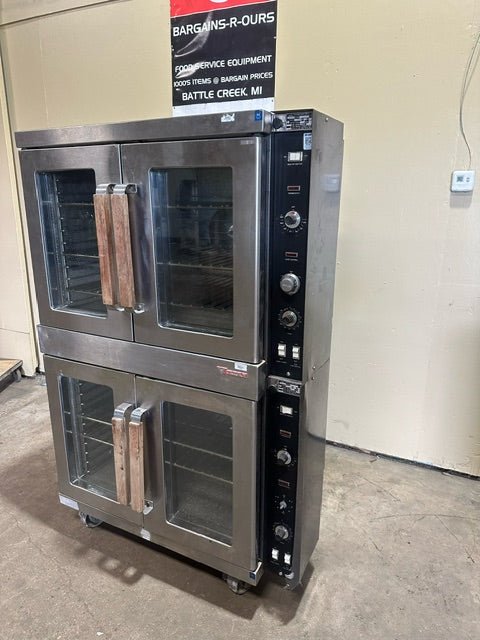 "VULCAN" ELECTRIC DOUBLE STACK CONVECTION OVEN WITH 5 RACKS - Bargains R Ours - #collection_name#