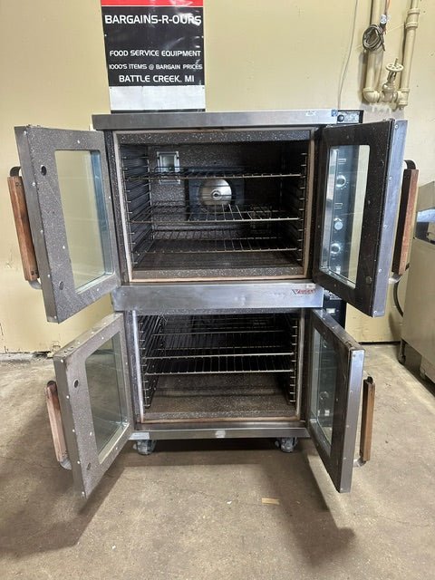 "VULCAN" ELECTRIC DOUBLE STACK CONVECTION OVEN WITH 5 RACKS - Bargains R Ours - #collection_name#